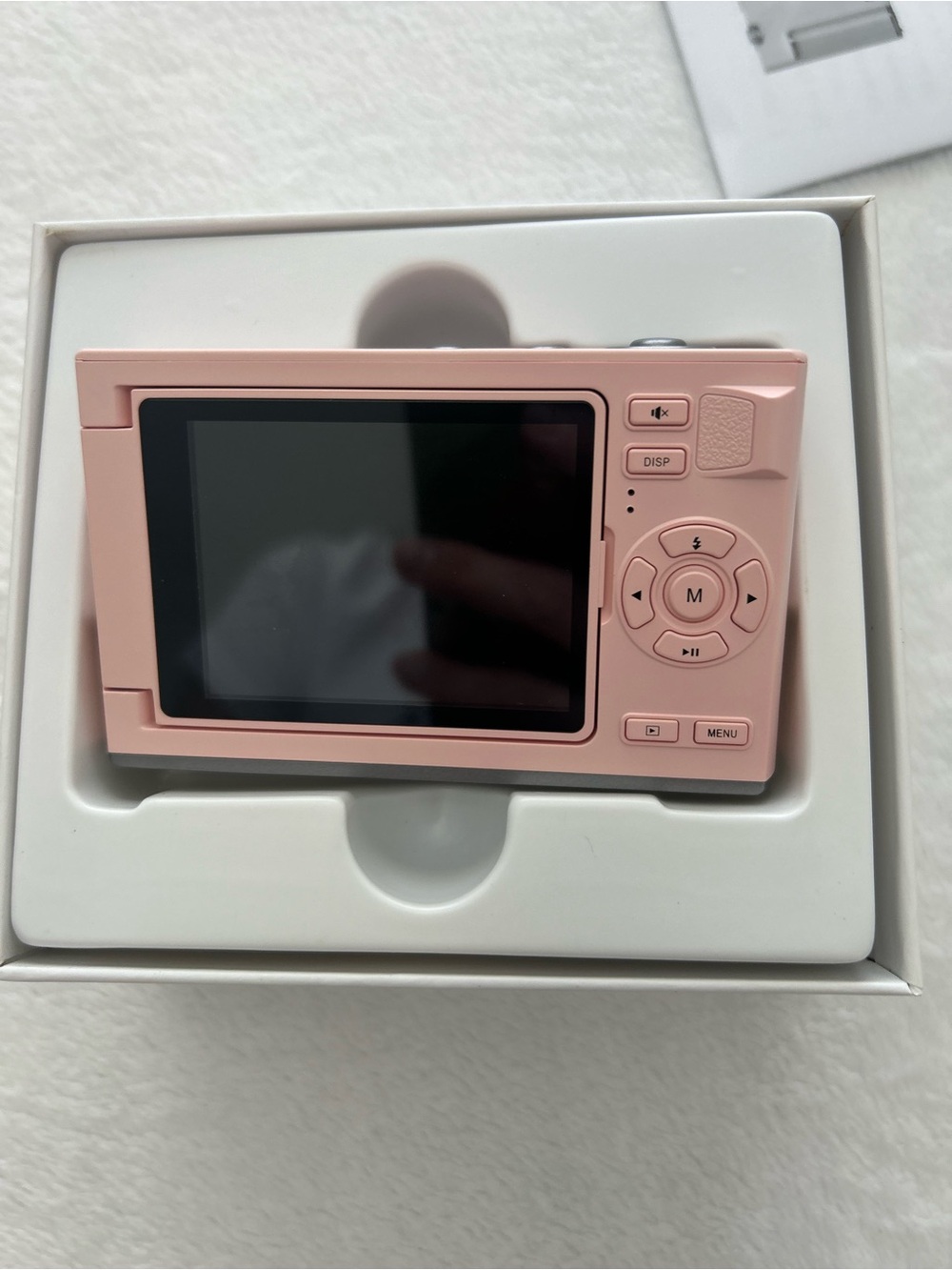 Compact Pink Portable MP4 Player with LCD Screen